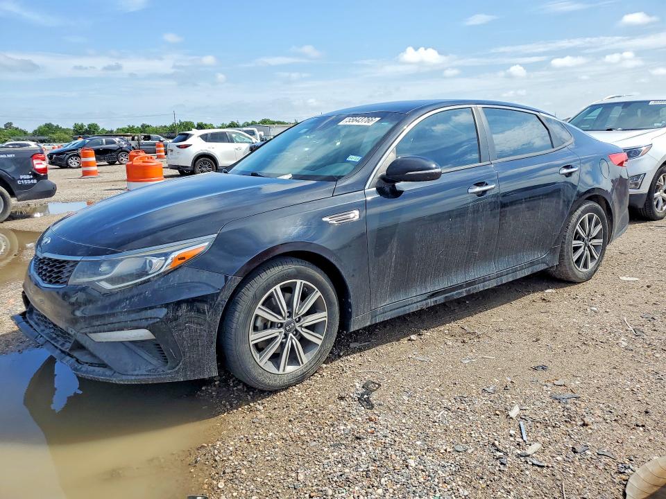 2019 Kia Optima VIN 5XXGT4L35KG363950 COPART salvage auction — FRONT END, Tx - Salvage Vehicle Title, sold $1,750 on 2026-07-13 (photo 1)