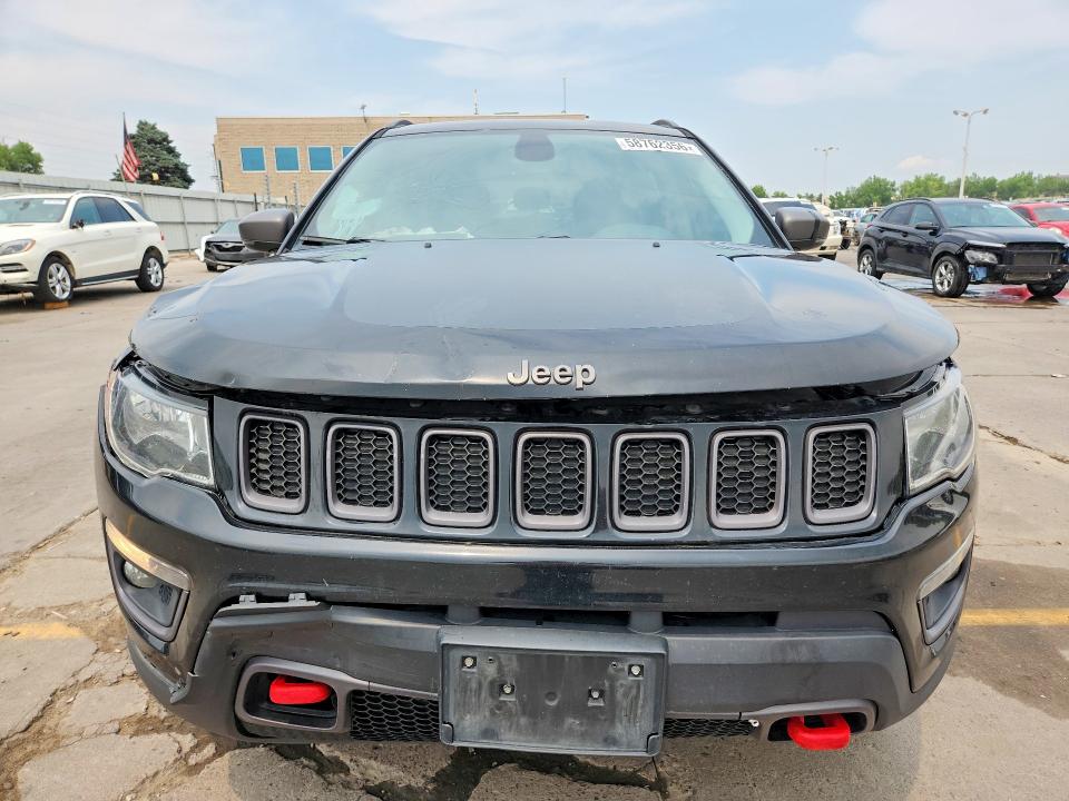 2018 Jeep Compass VIN 3C4NJDDB5JT136232 COPART salvage auction — FRONT END, Co - Salvage Title, sold $3,600 on 2026-07-22 (photo 5)
