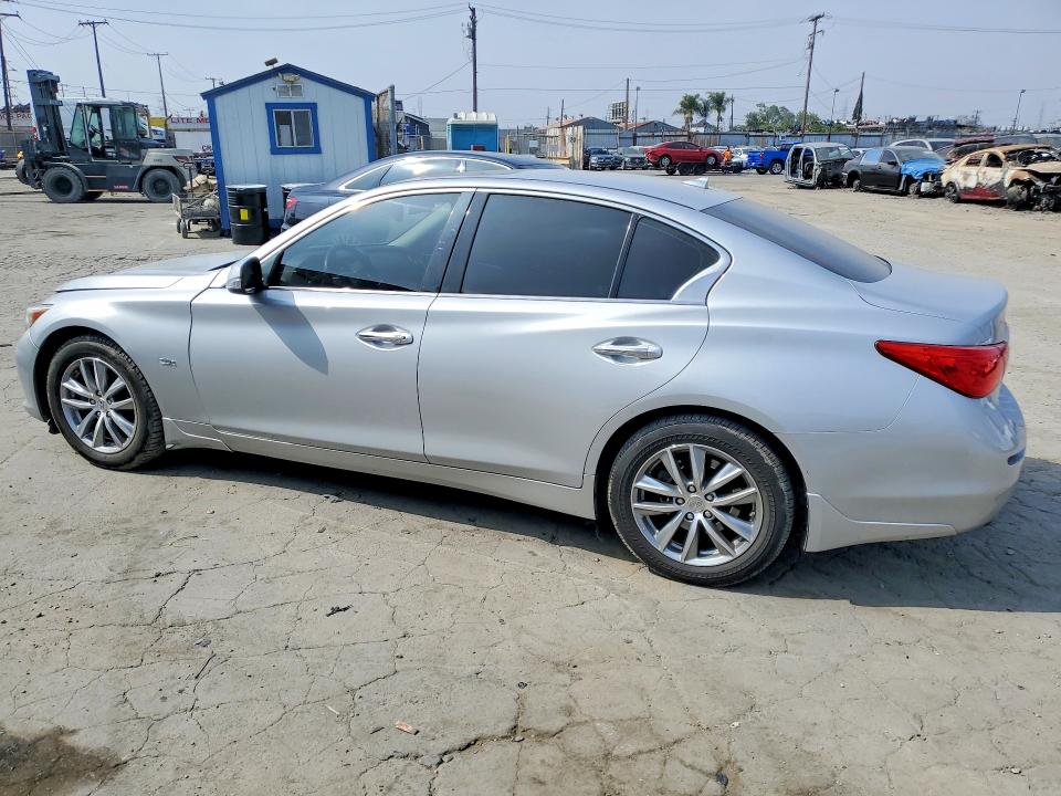 2016 Infiniti Q50 VIN JN1CV7AP0GM202054 COPART salvage auction — REAR END, Ca - Salvage Certificate, sold $2,650 on 2026-07-16 (photo 2)