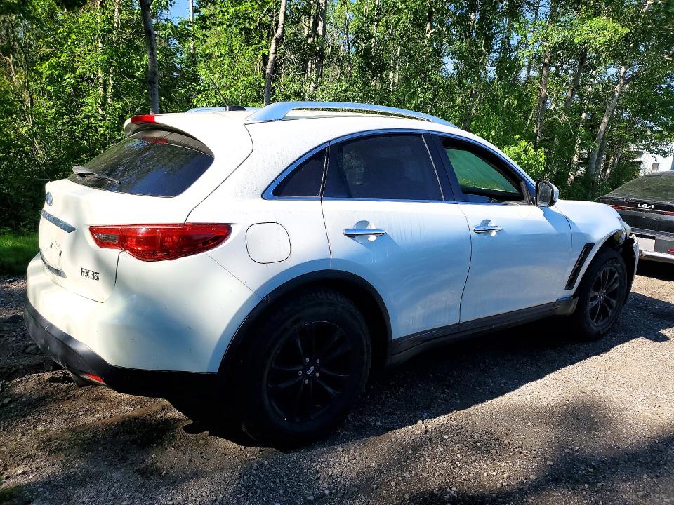 2010 Infiniti Fx35 VIN JN8AS1MW8AM850783 COPART salvage auction — FRONT END, On - Permit No Brand - Unfit, sold $400 on 2026-07-02 (photo 3)