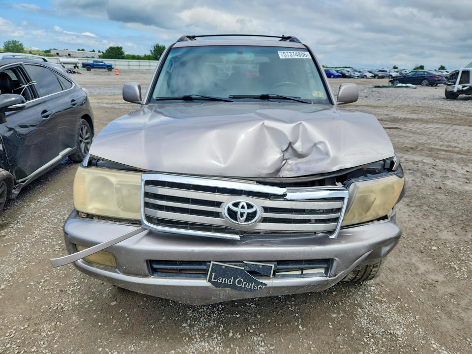 2007 Toyota Land cruiser VIN JTEHT05J272102485 COPART salvage auction — FRONT END, Ky - Cert Of Title-Salvage, sold $8,200 on 2026-07-23 (photo 5)