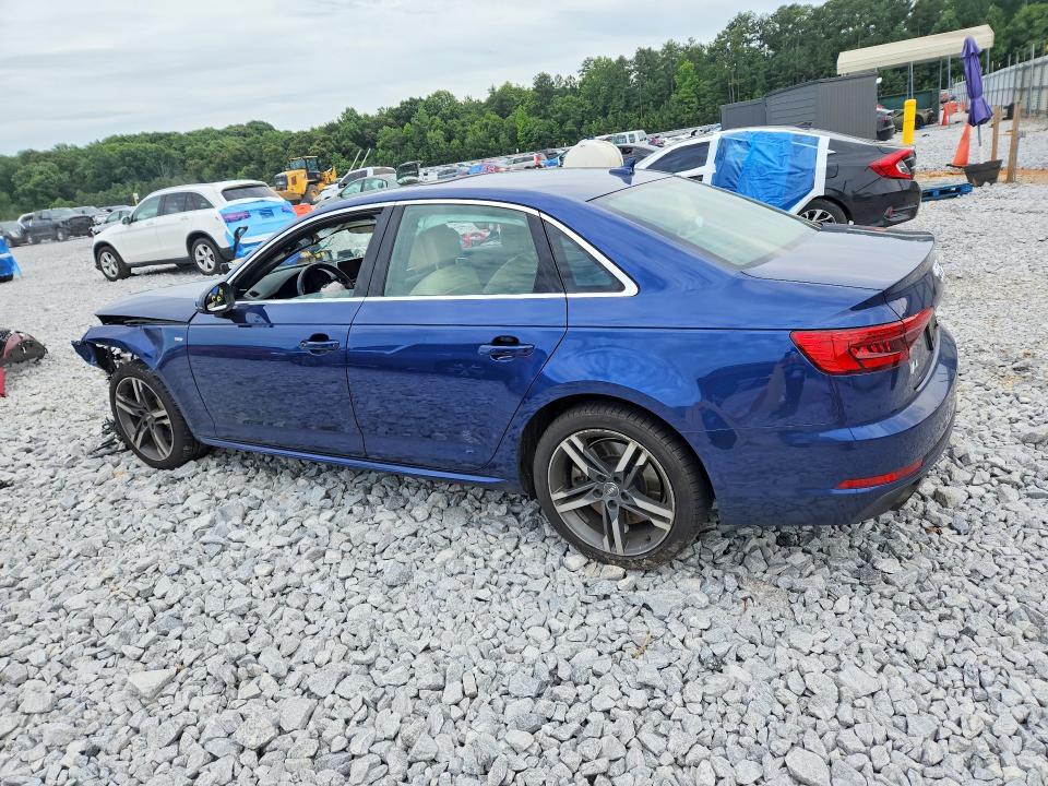 2017 Audi A4 VIN WAUENAF48HN037249 COPART salvage auction — FRONT END, Ga - Cert Of Title-Salvage, sold $1,800 on 2026-07-28 (photo 2)