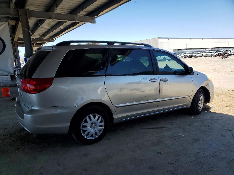 2008 Toyota Sienna VIN 5TDZK23C68S182248 COPART salvage auction — VANDALISM, Ca - Salvage Certificate, sold $550 on 2026-07-07 (photo 3)