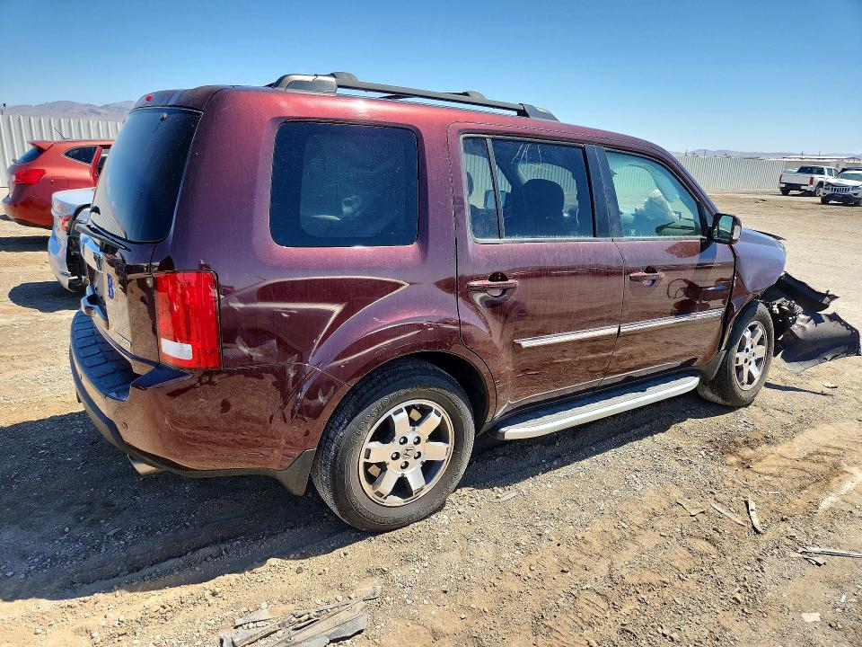 2009 Honda Pilot VIN 5FNYF38999B006352 COPART salvage auction — FRONT END, Nv - Salvage Title, sold $625 on 2026-07-02 (photo 3)