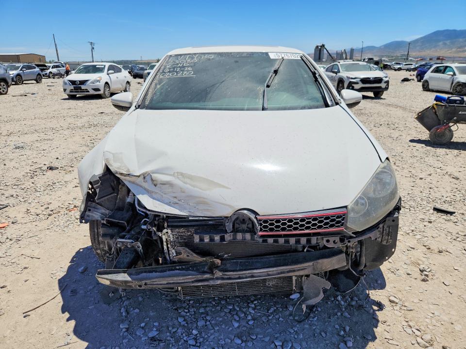 2011 Volkswagen Gti VIN WVWGD7AJ8BW080280 COPART salvage auction — FRONT END, Ut - Salvage Certificate, sold $1,300 on 2026-07-28 (photo 5)