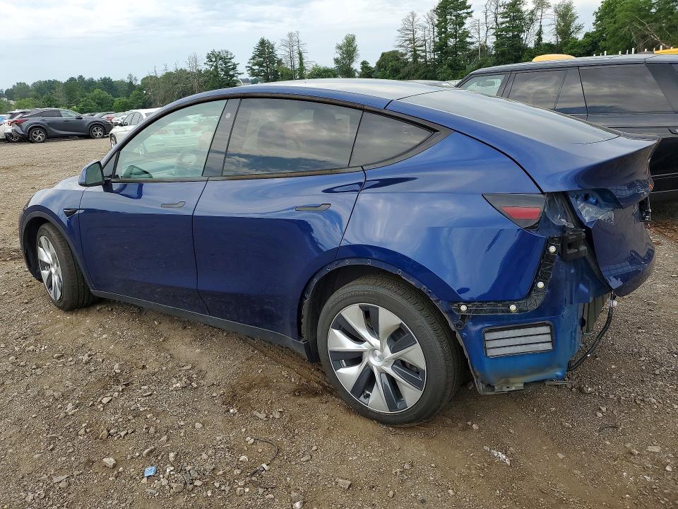 2021 Tesla Model y VIN 5YJYGDEE8MF074560 COPART salvage auction — REAR END, Pa - Certificate Of Salvage, sold $7,400 on 2026-07-06 (photo 2)