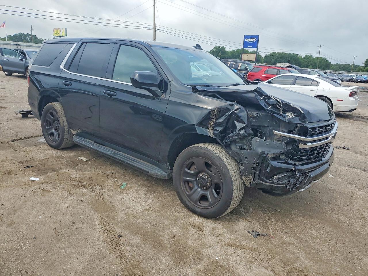 2021 Chevrolet Tahoe VIN 1GNSCLEDXMR372144 COPART salvage auction — Front End, AL - CERT OF TITLE-SALVAGE TITLE, sold $9,300 on 2026-07-09 (photo 4)