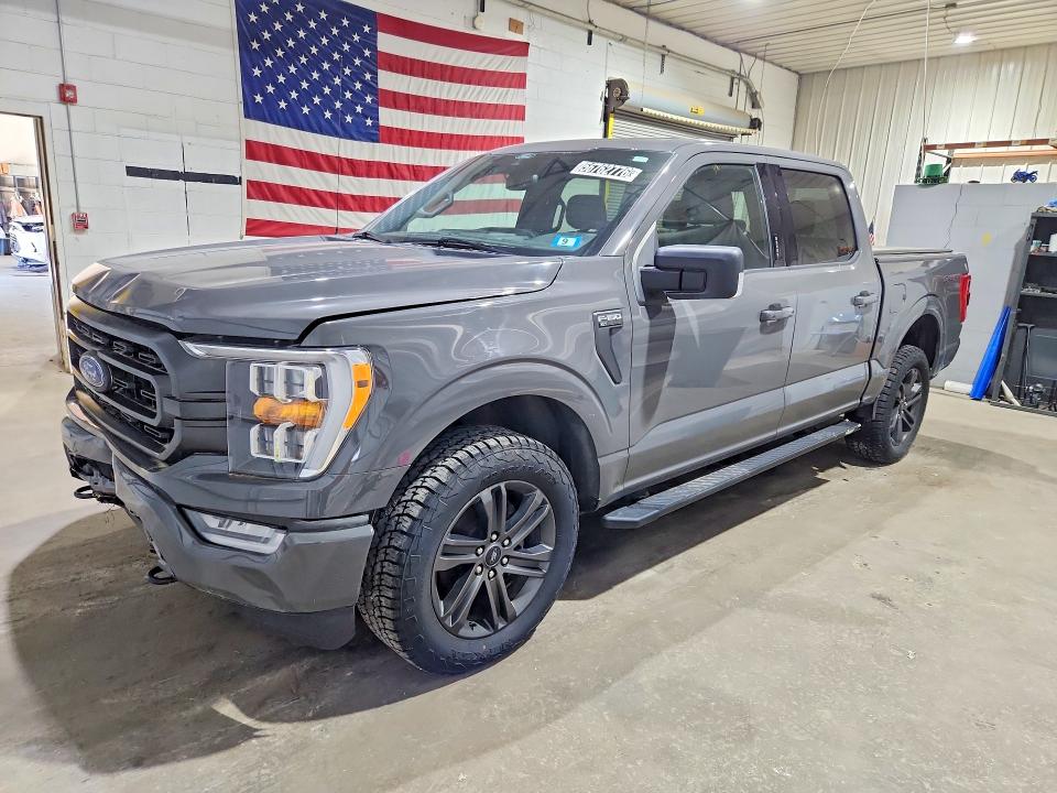 2021 Ford F-150 lightning VIN 1FTFW1E80MFA20409 COPART salvage auction — FRONT END, NH - CERTIFICATE OF TITLE, sold $17,300 on 2026-07-23 (photo 1)