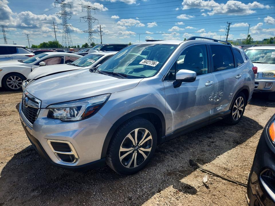 2019 Subaru VIN JF2SKASC8KH575968 COPART salvage auction — ROOF, Il - Salvage Certificate, sold $4,300 on 2026-07-28 (photo 1)
