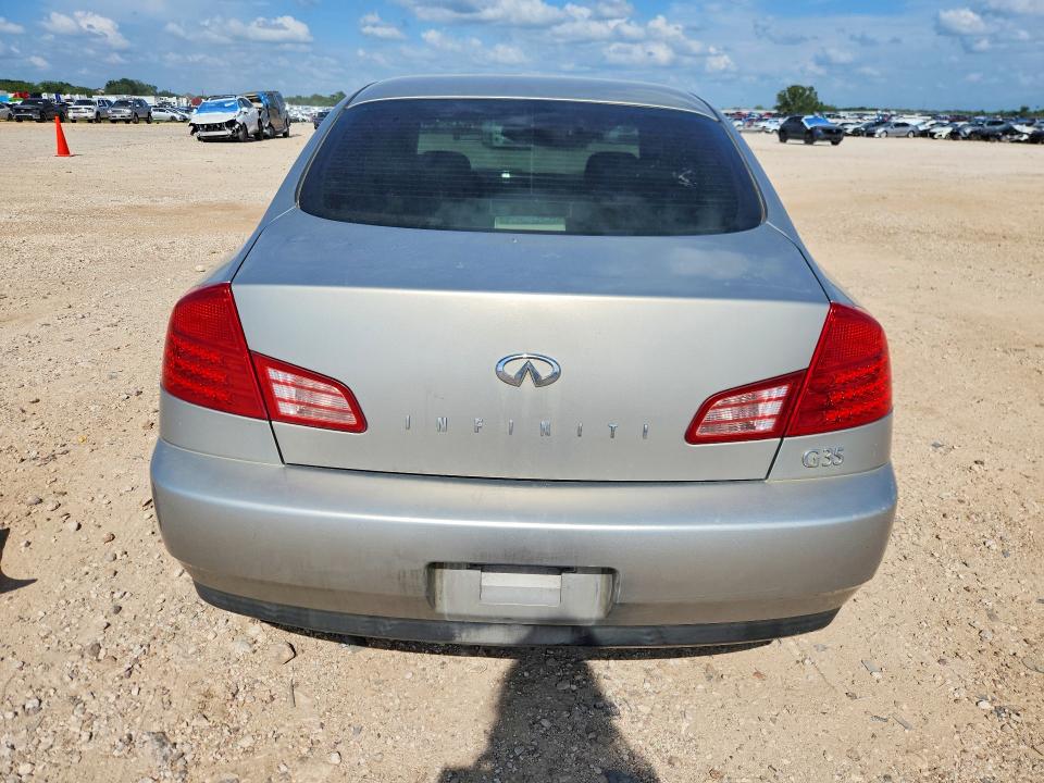 2004 Infiniti G35 VIN JNKCV51E64M615395 COPART salvage auction — FRONT END, TX - BONDED TITLE - SALVAGE (P), sold $225 on 2026-07-16 (photo 6)