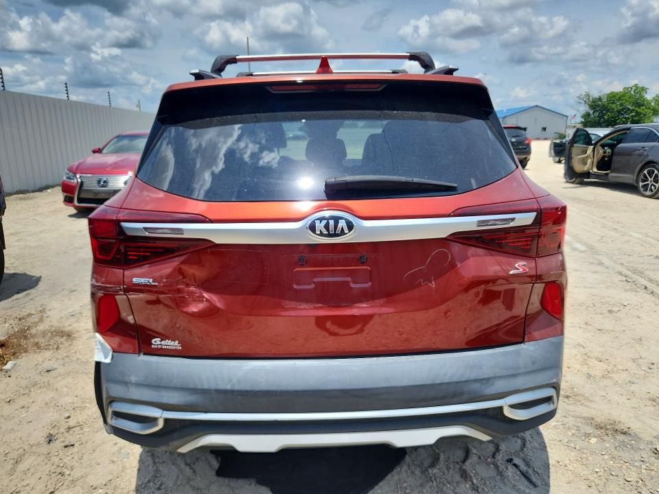 2021 Kia Seltos VIN KNDEU2AA0M7080894 COPART salvage auction — FRONT END, Fl - Cert Of Title Slvg Rebuildable, sold $3,450 on 2026-07-16 (photo 6)