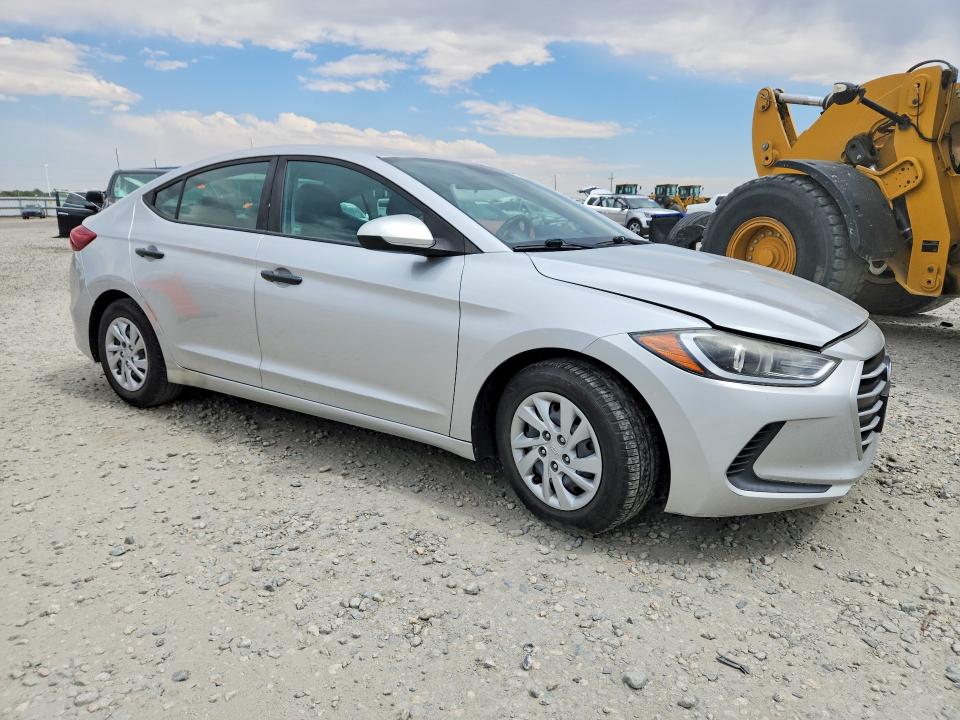 2017 Hyundai Elantra VIN 5NPD74LF0HH049637 COPART salvage auction — SIDE, Co - Public - Salvage Title, sold $2,600 on 2026-07-09 (photo 4)