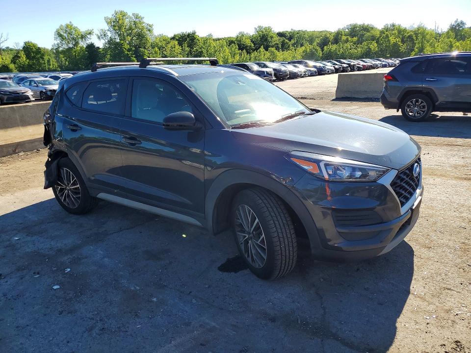 2021 Hyundai Tucson VIN KM8J3CAL4MU355642 COPART salvage auction — REAR END, Ny - Mv-907A Salvage Certificate, sold $3,300 on 2026-07-19 (photo 4)