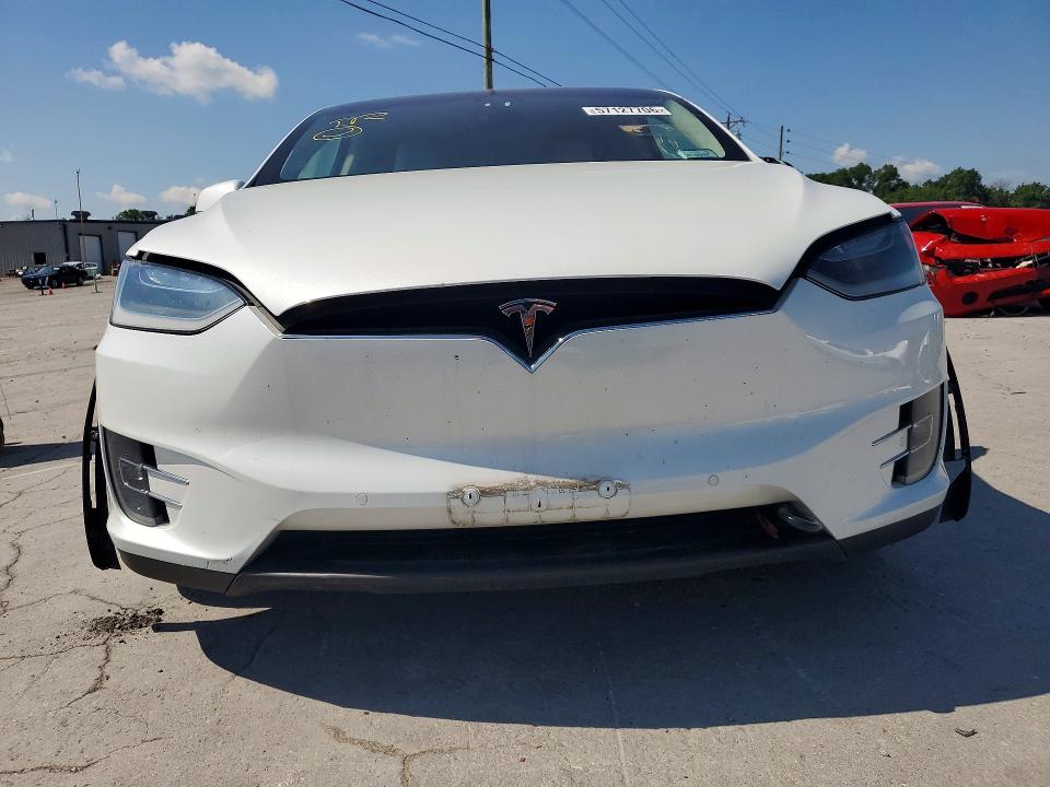 2019 Tesla Model x VIN 5YJXCAE25KF181347 COPART salvage auction — REAR END, Va - Cert Of Title - Salvage, sold $6,500 on 2026-07-06 (photo 5)