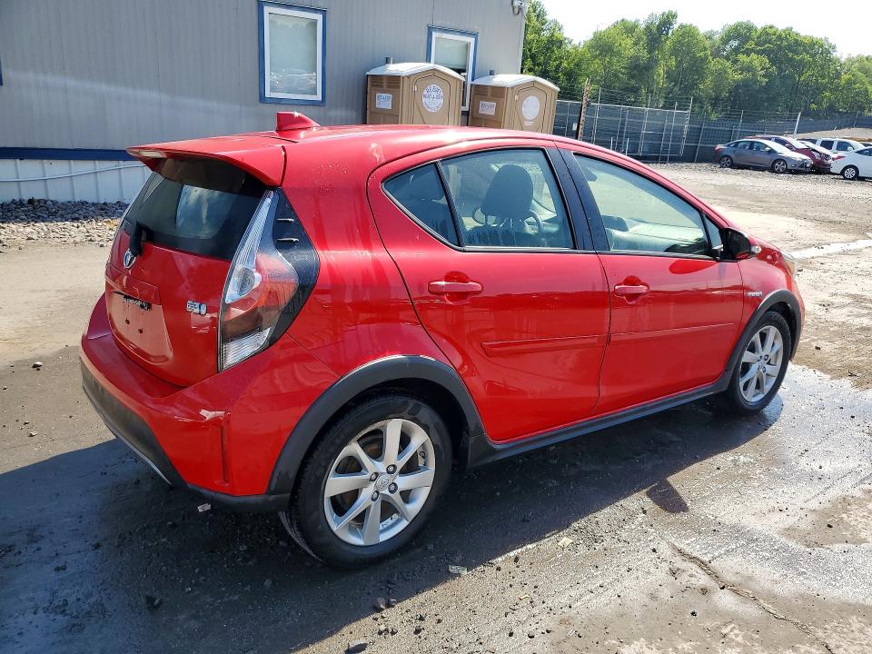 2018 Toyota Prius VIN JTDKDTB36J1614164 COPART salvage auction — FRONT END, Pa - Certificate Of Salvage, sold $3,200 on 2026-07-08 (photo 3)
