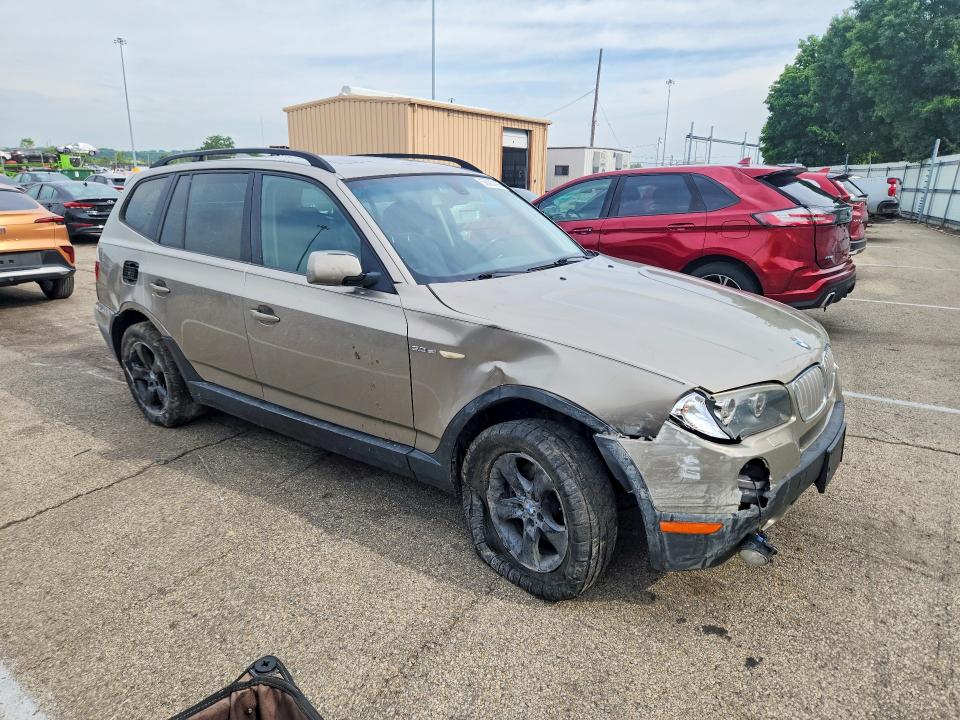 2008 BMW X3 VIN WBXPC93448WJ21537 COPART salvage auction — FRONT END, Oh - Cert Of Title-Salvage, sold $1,050 on 2026-07-08 (photo 4)