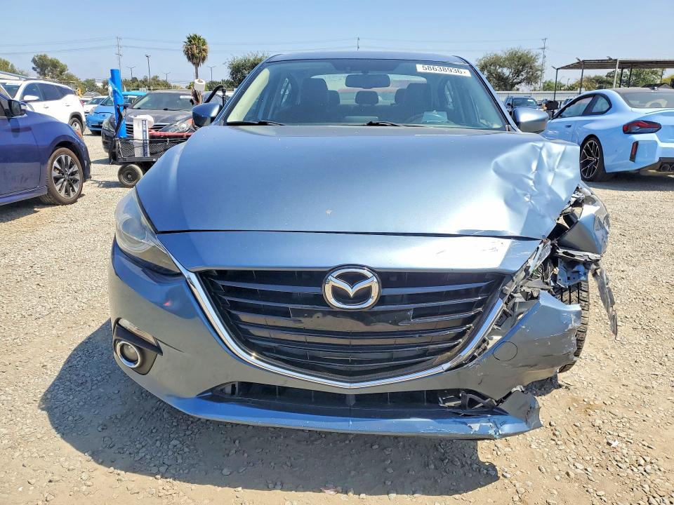 2014 Mazda 3 VIN JM1BM1W3XE1209025 COPART salvage auction — FRONT END, Ca - Salvage Certificate, sold $1,350 on 2026-07-24 (photo 5)