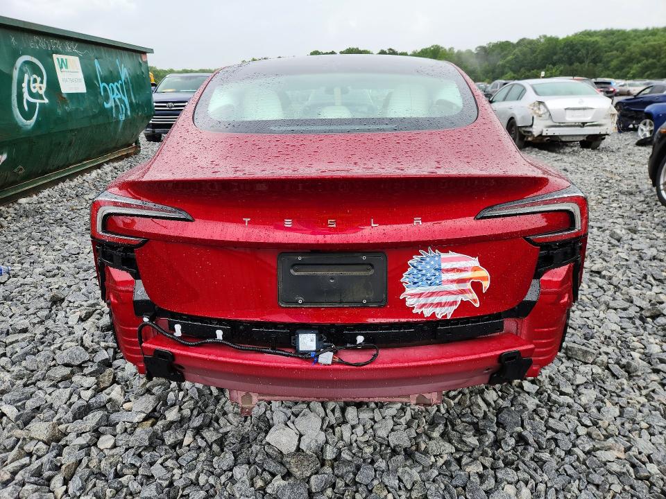 2025 Tesla Model 3 VIN 5YJ3E1EA9SF041012 COPART salvage auction — FRONT END, Ga - Cert Of Title-Salvage, sold $5,500 on 2026-07-23 (photo 6)