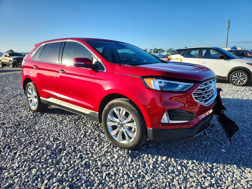 2023 Ford Edge VIN 2FMPK4K98PBA23753 COPART salvage auction — FRONT END, Fl - Cert Of Title Slvg Rebuildable, sold $10,700 on 2026-07-20 (photo 4)