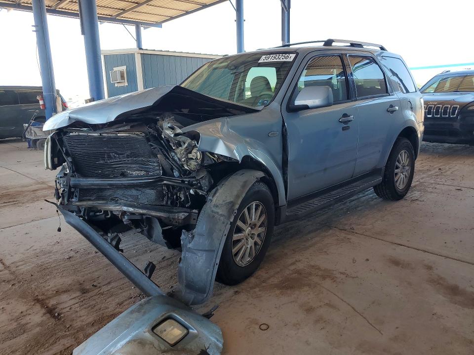 2009 Mercury Mariner VIN 4M2CU97G59KJ15942 COPART salvage auction — FRONT END, Az - Cert Of Title - Salvage, sold $175 on 2026-07-09 (photo 1)