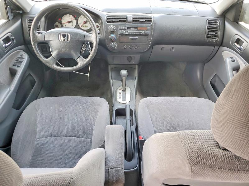 2002 Honda Civic VIN 2HGES16502H527450 COPART salvage auction — FRONT END, Ca - Salvage Certificate, sold $375 on 2026-07-02 (photo 8)