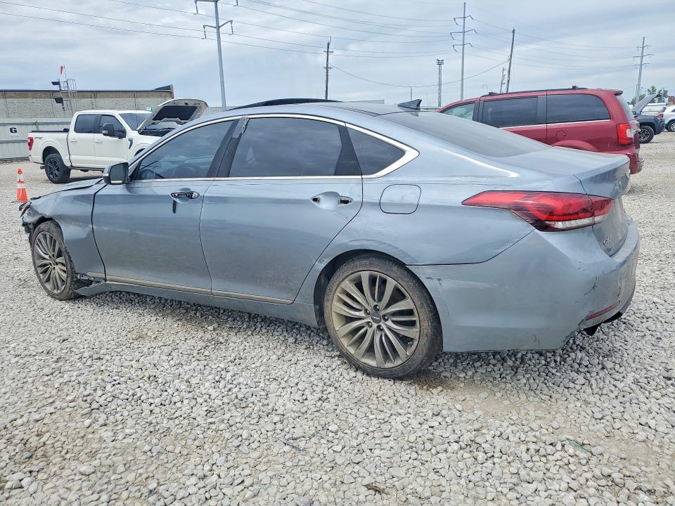 2017 Genesis VIN KMHGN4JFXHU178346 COPART salvage auction — FRONT END, Oh - Cert Of Title-Salvage, sold $800 on 2026-07-31 (photo 2)
