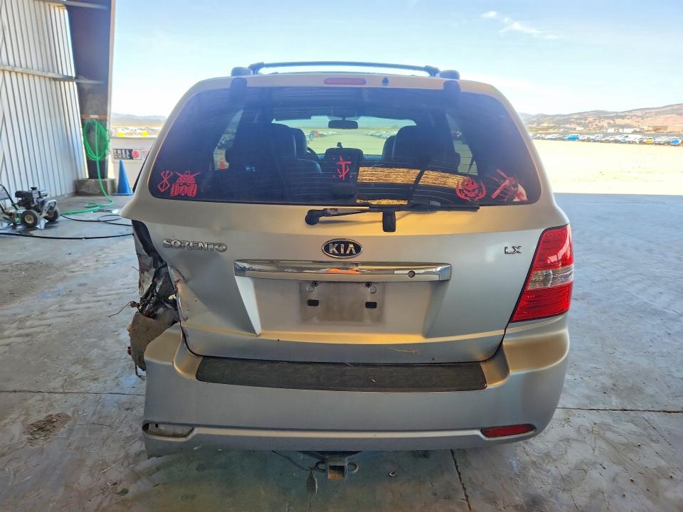 2007 Kia Sorento VIN KNDJC736475671530 COPART salvage auction — REAR END, Ca - Salvage Certificate, sold $175 on 2026-07-16 (photo 6)