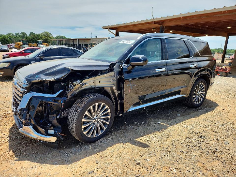 2025 Hyundai Palisade VIN KM8R74GE3SU842057 COPART salvage auction — FRONT END, AL - CERT OF TITLE-SALVAGE TITLE, sold $17,600 on 2026-07-29 (photo 1)