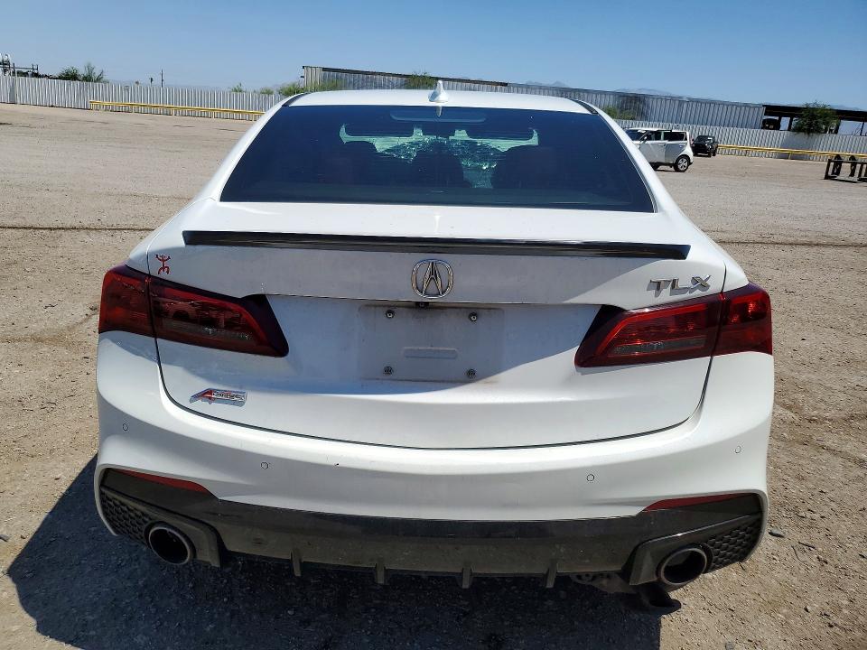 2020 Acura Tlx VIN 19UUB1F6XLA012363 COPART salvage auction — FRONT END, AZ - CERT OF TITLE - SALVAGE, sold $1,200 on 2026-07-31 (photo 6)