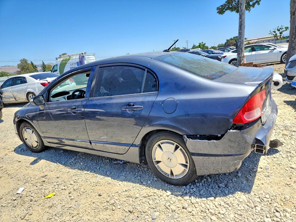 2008 Honda Civic hybrid VIN JHMFA36228S006222 COPART salvage auction — FRONT END, Ca - Salvage Certificate, sold $60 on 2026-07-21 (photo 2)