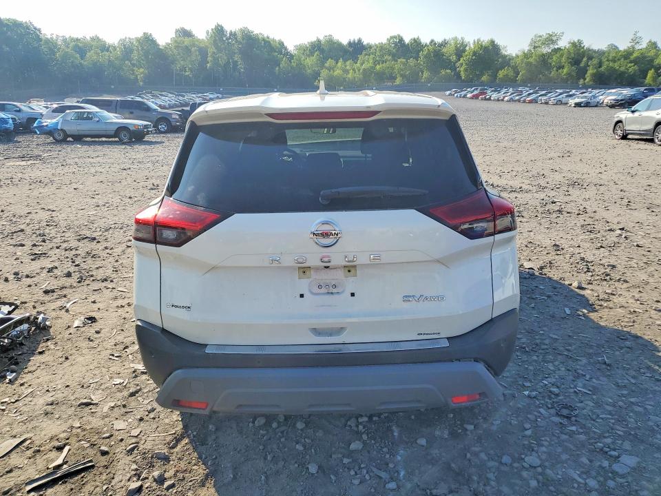 2021 Nissan Rogue VIN JN8AT3BB5MW209849 COPART salvage auction — FRONT END, Salvage Title, sold $2,250 on 2026-07-22 (photo 6)