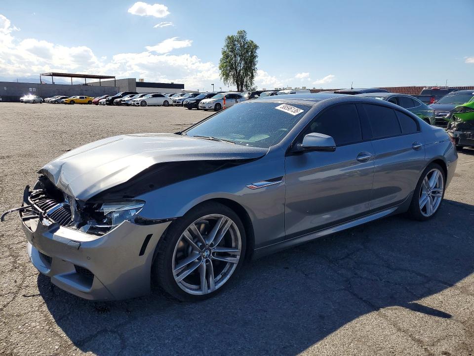 2014 BMW 6er VIN WBA6A0C51ED317619 COPART salvage auction — FRONT END, Nv - Salvage Title, sold $3,500 on 2026-07-20 (photo 1)