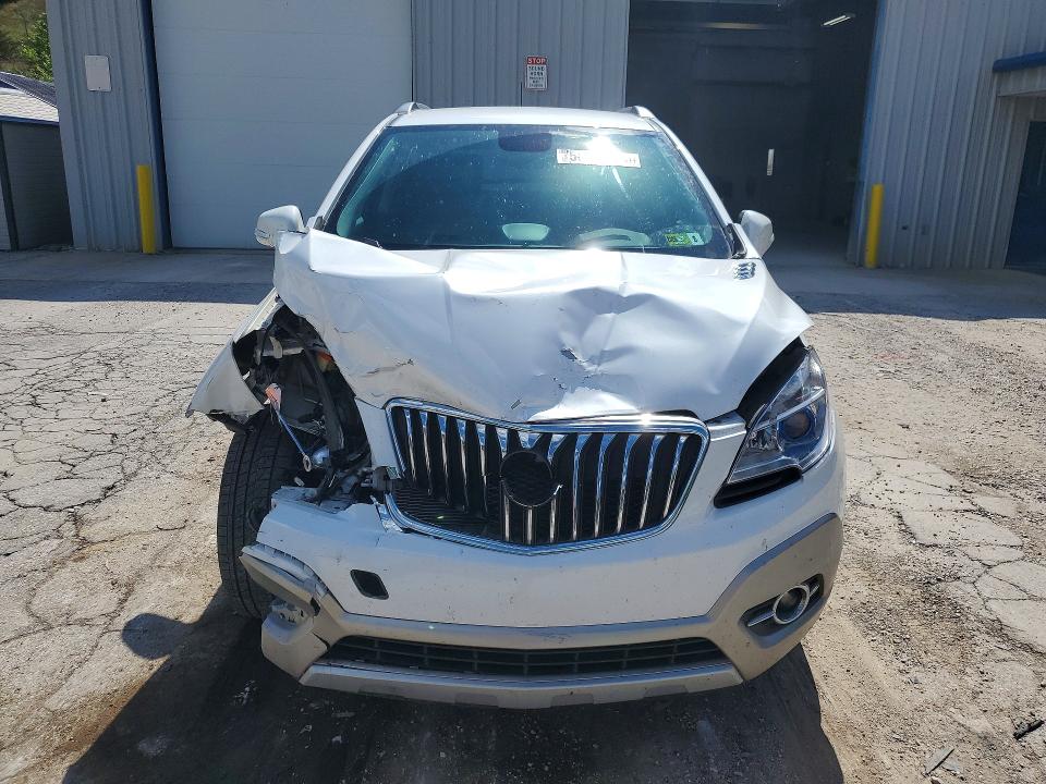 2016 Buick . VIN KL4CJFSB9GB681750 COPART salvage auction — FRONT END, Wv - Salvage Certificate, sold $525 on 2026-07-30 (photo 5)