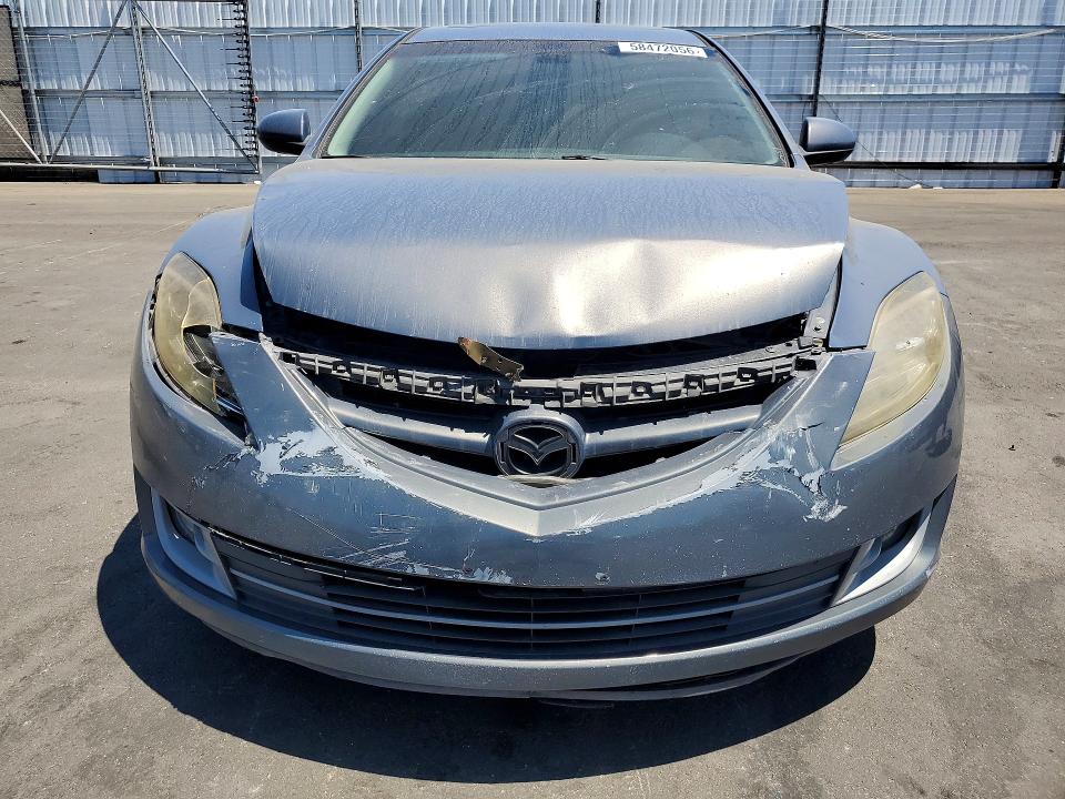 2009 Mazda 6 VIN 1YVHP82BX95M21228 COPART salvage auction — FRONT END, Ca - Salvage Certificate, sold $225 on 2026-07-08 (photo 5)