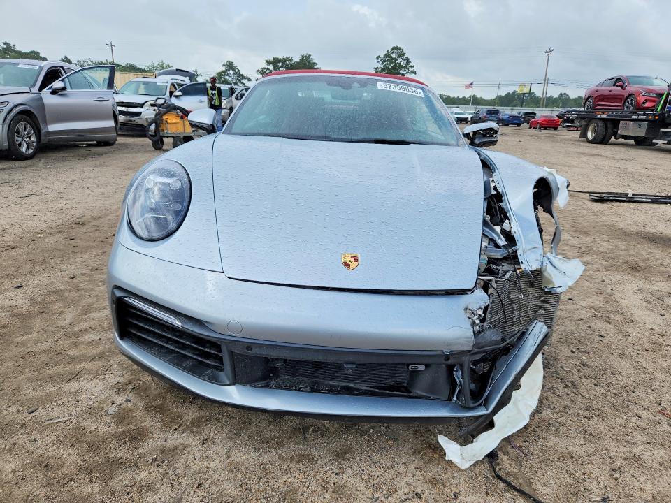 2020 Porsche 911 VIN WP0CB2A9XLS262598 COPART salvage auction — FRONT END, Fl - Cert Of Title Slvg Rebuildable, sold $50,000 on 2026-07-02 (photo 5)