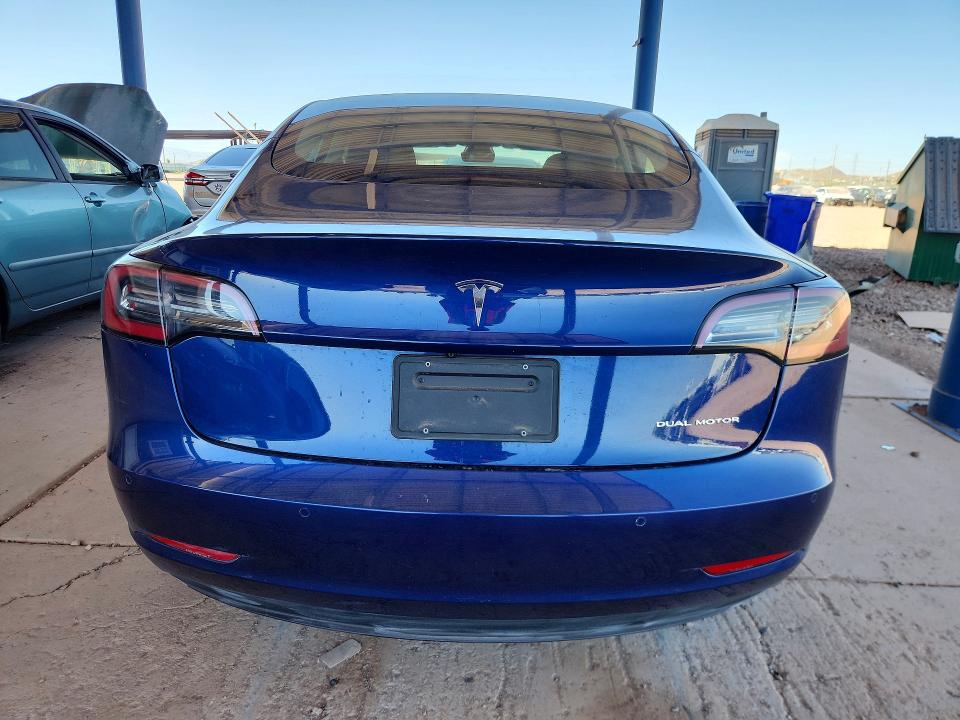 2022 Tesla Model 3 VIN 5YJ3E1EB7NF133006 COPART salvage auction — MINOR DENT/SCRATCHES, Az - Cert Of Title - Salvage, sold $9,000 on 2026-07-14 (photo 6)