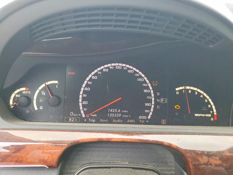2008 Mercedes-benz S class VIN WDDNG77X68A176852 COPART salvage auction — FRONT END, Ok - Cert Of Title-Repossession (P), sold $3,050 on 2026-07-10 (photo 9)