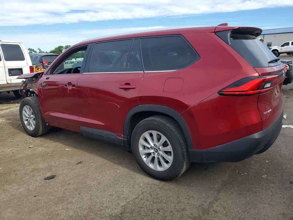 2024 Toyota Highlander VIN 5TDACAB57RS010223 COPART salvage auction — FRONT END, Pa - Certificate Of Salvage, sold $19,300 on 2026-07-10 (photo 2)