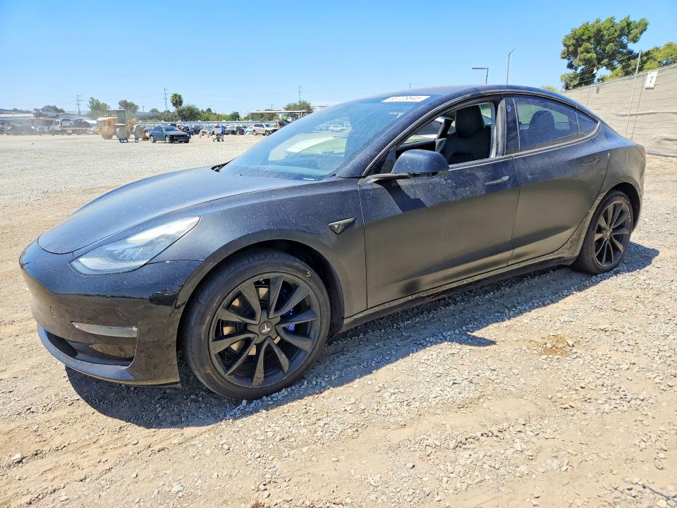 2018 Tesla VIN 5YJ3E1EA6JF092756 COPART salvage auction — SIDE, Ca - Salvage Certificate, sold $3,650 on 2026-07-07 (photo 1)