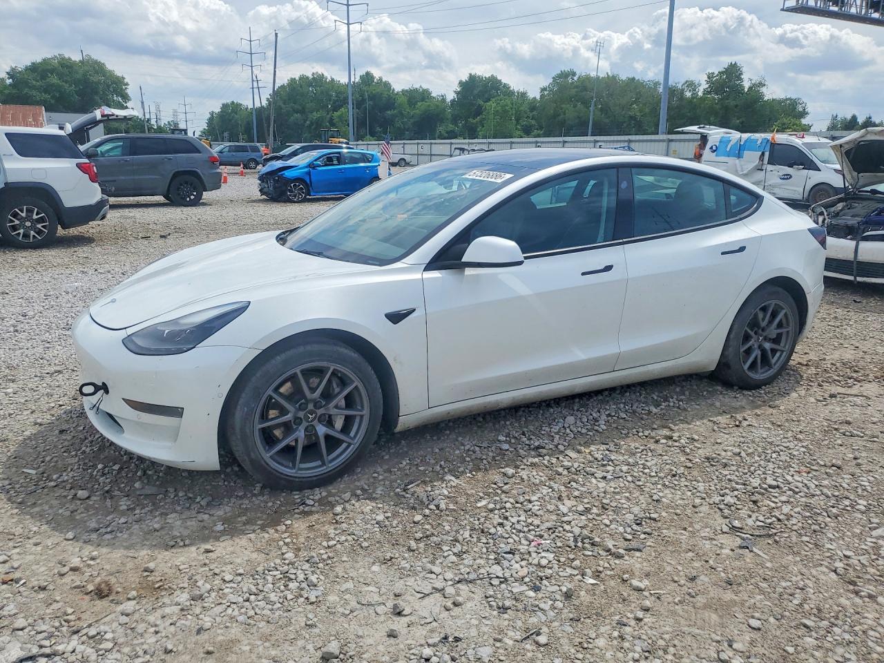 2022 Tesla Model 3 VIN 5YJ3E1EB1NF315154 COPART salvage auction — Rear End, OH - CERTIFICATE OF TITLE, sold $4,700 on 2026-07-03 (photo 1)