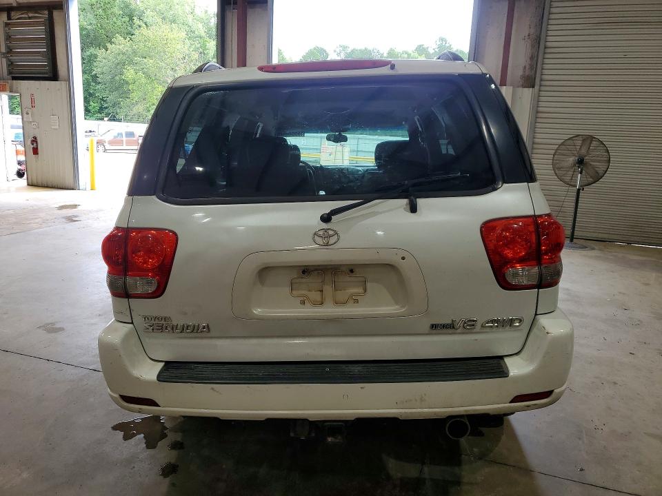 2006 Toyota Sequoia VIN 5TDBT48A26S265531 COPART salvage auction — FRONT END, Tx - Salvage Vehicle Title, sold $1,850 on 2026-07-13 (photo 6)