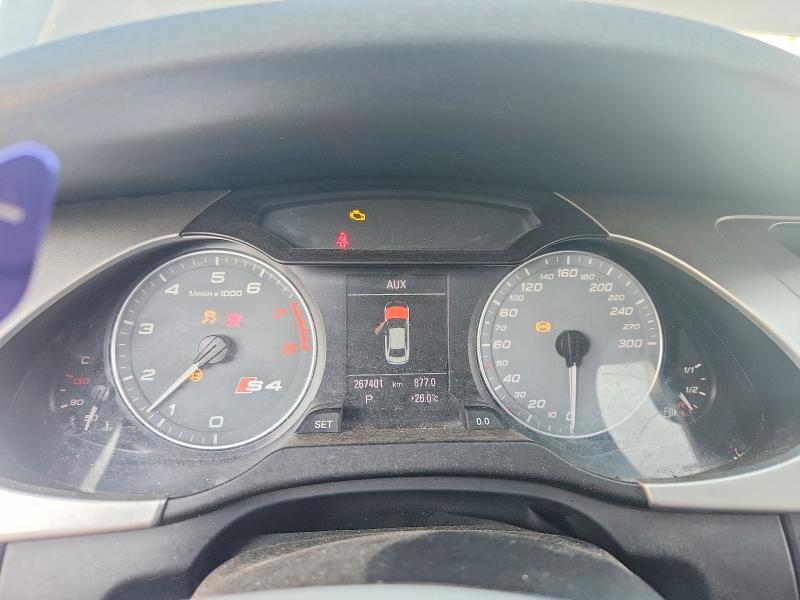 2011 Audi S4 VIN WAUFGCFL8BA102570 COPART salvage auction — FRONT END, On - Permit No Brand - Unfit, sold $475 on 2026-07-21 (photo 9)
