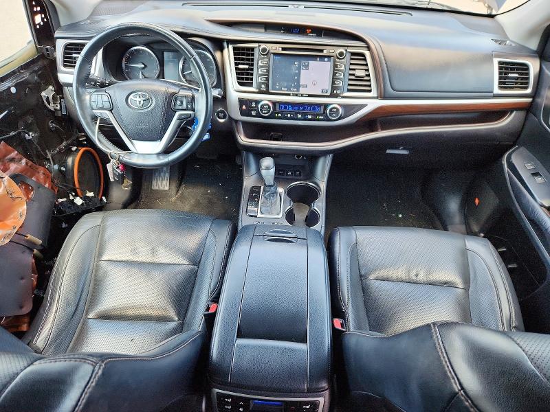 2016 Toyota Highlander VIN 5TDDKRFH8GS246038 COPART salvage auction — REAR END, Ny - Mv-907A Salvage Certificate, sold $10,700 on 2026-07-06 (photo 8)