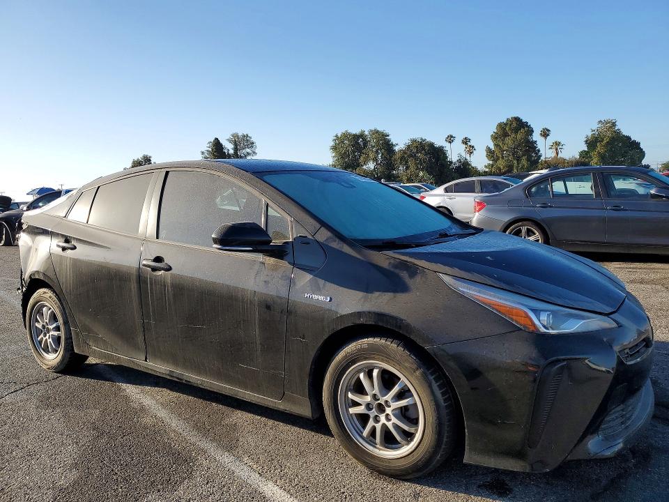 2019 Toyota Prius VIN JTDKARFU6K3079406 COPART salvage auction — REAR END, Ca - Salvage Certificate, sold $80 on 2026-07-24 (photo 4)
