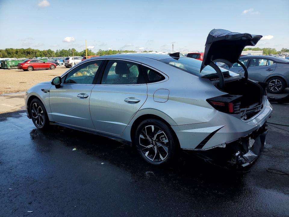 2025 Hyundai Sonata VIN KMHL64JA8SA449428 COPART salvage auction — REAR END, Fl - Certificate Of Title (P), sold $9,400 on 2026-07-15 (photo 2)