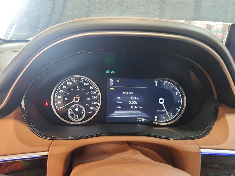 2022 Genesis Gv70 VIN KMUMADTB7NU065850 COPART salvage auction — FRONT END, AB - BOS - SALVAGE, sold $9,500 on 2026-07-23 (photo 9)