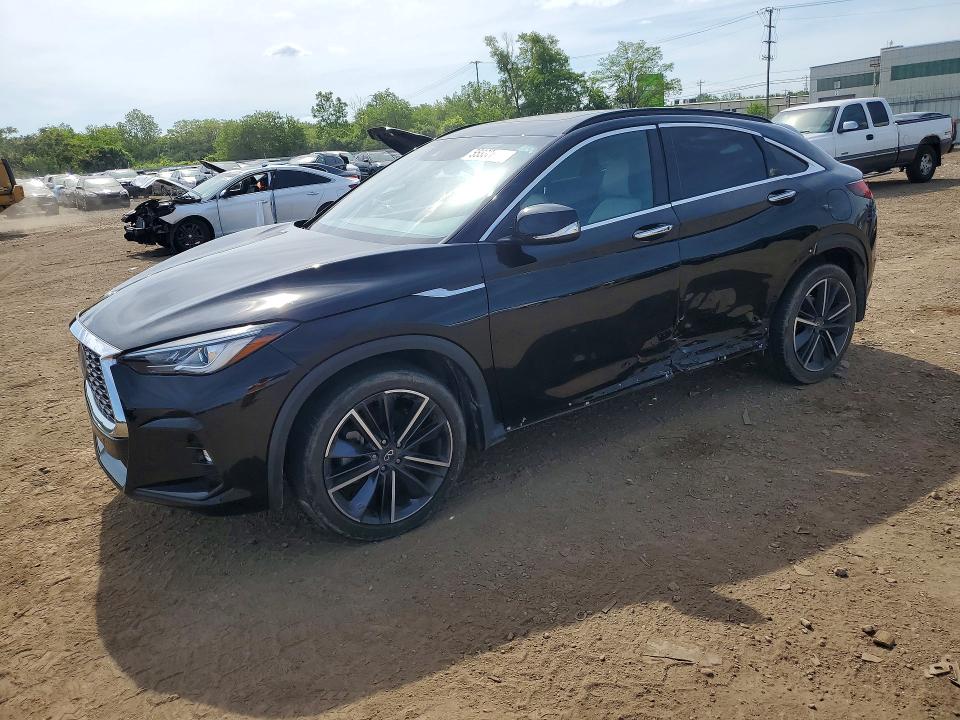 2023 Infiniti Qx55 VIN 3PCAJ5JR5PF103535 COPART salvage auction — SIDE, IL - SALVAGE CERTIFICATE, sold $9,500 on 2026-07-08 (photo 1)