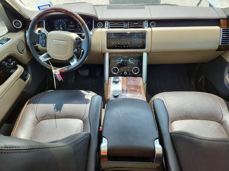 2019 Land rover RANGE ROVER VIN SALGS2RE8KA520360 COPART salvage auction — REAR END, Tx - Certificate Of Title, sold $12,200 on 2026-07-30 (photo 8)