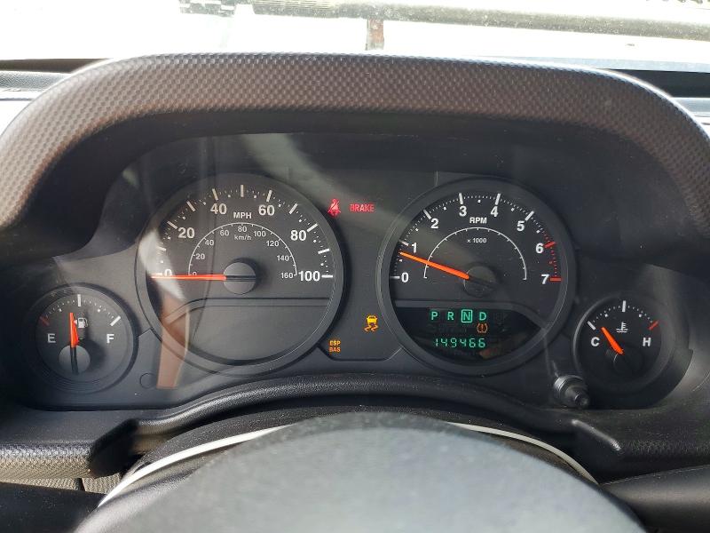 2009 Jeep Wrangler unlimited VIN 1J4GA39129L752913 COPART salvage auction — SIDE, CA - SALVAGE CERTIFICATE, sold $6,600 on 2026-07-02 (photo 9)