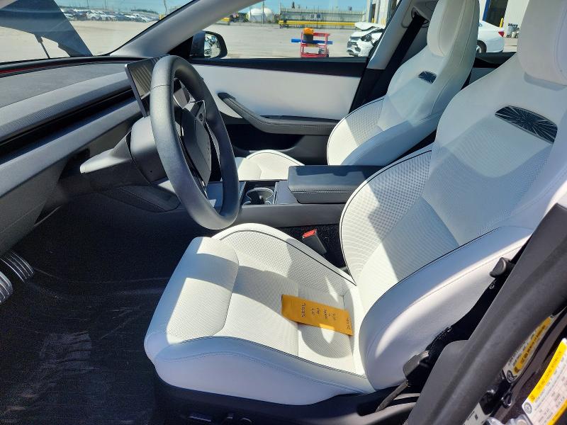 2025 Tesla Model 3 VIN 5YJ3E1ET5SF983365 COPART salvage auction — HAIL, Ok - Cert Of Title-Salvage, sold $18,700 on 2026-07-22 (photo 7)